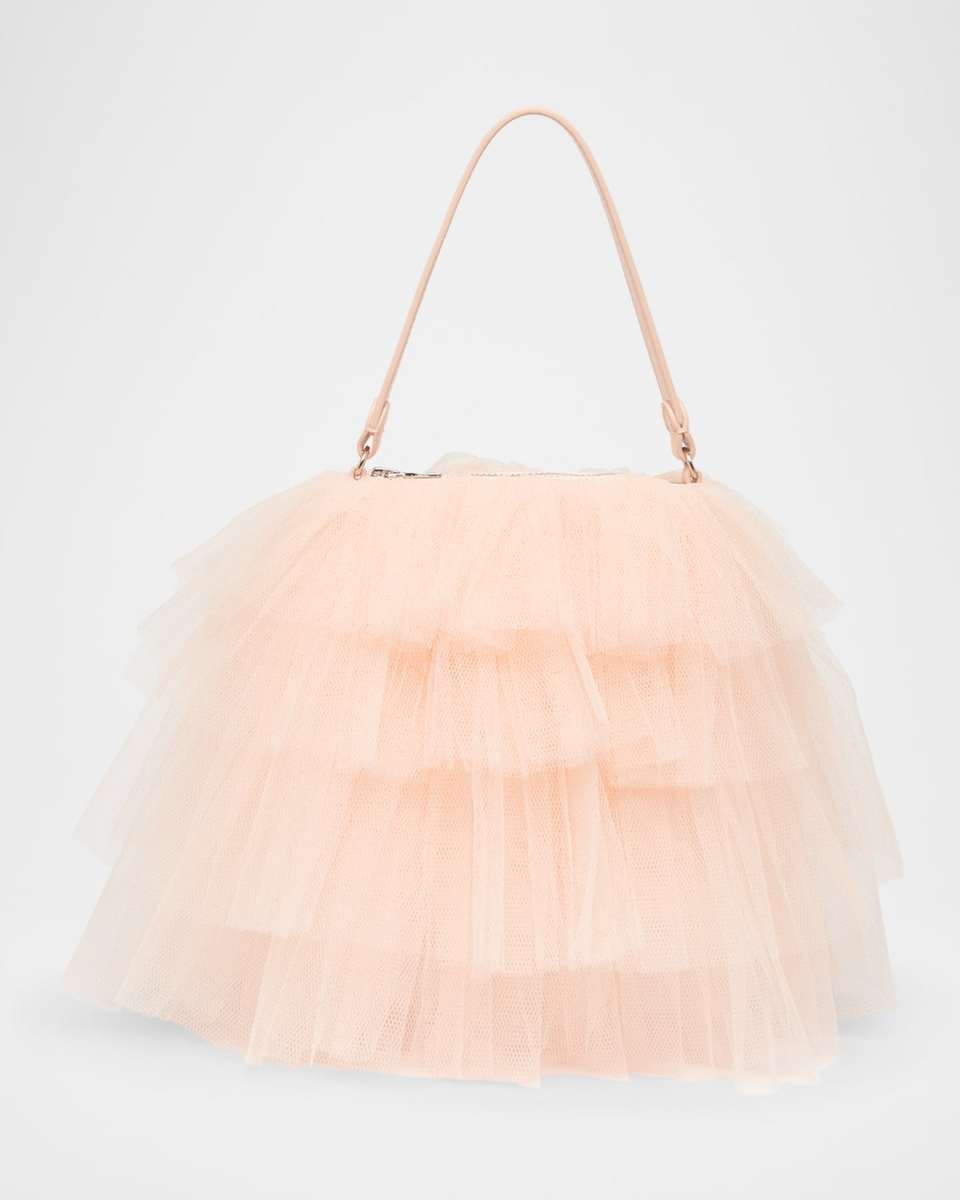 Mini Frilly Tutu Top-Handle Bag